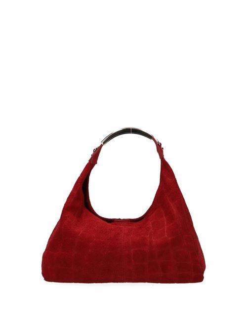 ellisse croco suede MY BEST BAG FIRENZE | F2-MYB-3032L-S02BORDEAUX